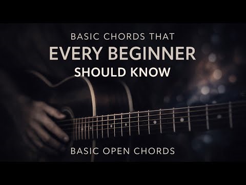 Basic Guitar Chords that every Beginner Guitarist should know ~ Open Major & Minor Chords.