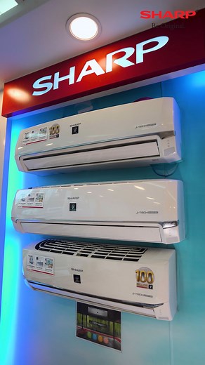 Presenting Sharp Smart J-Tech Inverter 1.5 Ton AH-XP18XHVE model Air Conditioner, where cutting-edge technology meets superior cooling performance! Upgrade your cooling experience with the Sharp Air Conditioner—innovation, efficiency, and comfort combined! #SharpBangladesh #SharpAirConditioner | Sharp Bangladesh