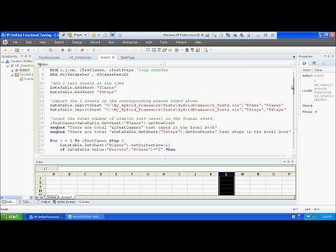 A Prototype of Hybrid Automation Test Framework using MF UFT || HP QTP || OpenText UFT one