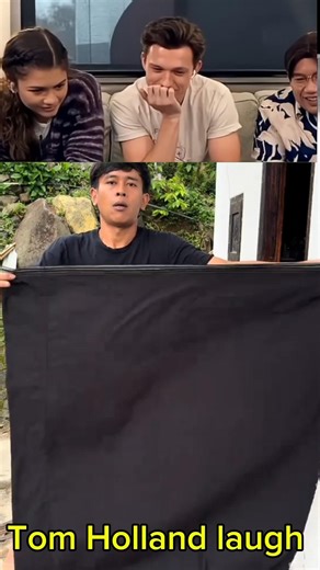 Tom Holland laugh part 192 | #FunnyShorts#FlagPrank#ComedyShorts#ViralMoment#LaughOutLoud