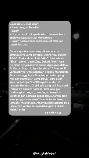 Contoh Teks Ceramah Singkat & Motivasi Islami