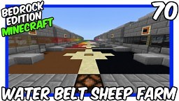 Bedrock Edition Water Belt Sheep Farm Tutorial Minecraft Map