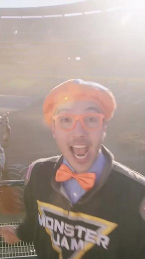 Blippi And A Zombie Monster Truck #halloween #blippi