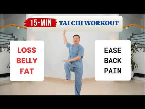 15-Min Gentle Tai Chi for Belly Fat, Better Balance & Healthy Aging