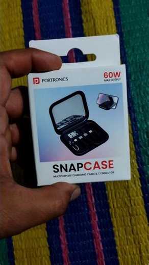 Tech product 4 in 1 snapcase with 60w data cable #useful gadgets #snapcase #protonix #unboxing