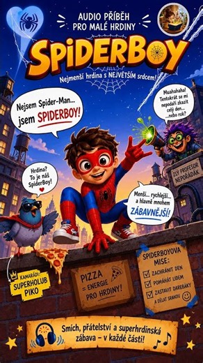 🕷️ SpiderBoy #1 | Velký nepořádek | Dobrodružství v Pavučinkově | Nová pohádka pro děti