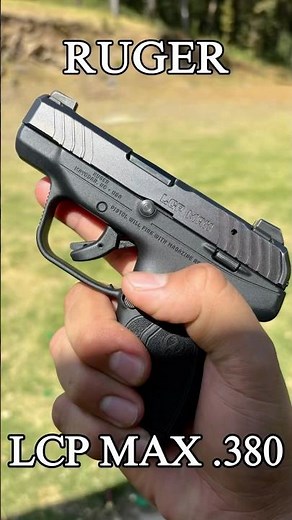 Ruger LCP MAX calibre .380 ✅ diseñada para defensa personal 💥