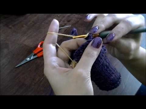 Crocheted Button Loop for Knits