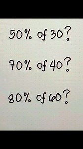 17K views · 333 reactions | Mind Blowing Percentage Hacks! | Math Tricks Tutorial | Facebook