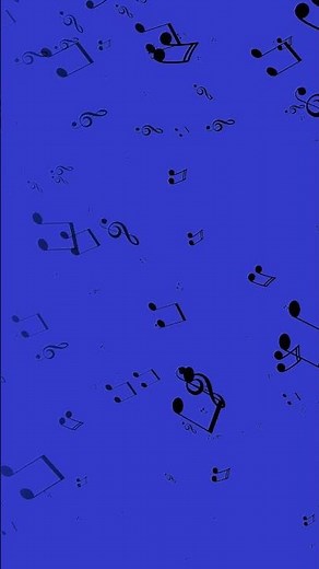 floating music notes Blue screen 🎵 #videoediting