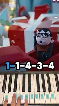 How To Play Let It Snow on Piano #shorts