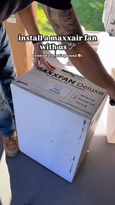 install a maxxair fan with us 🛠️ no trending sounds, just vibes and grinding metal 🤪🚐 which do you prefer? ⬇️ #maxxairfan #vanbuildseries #vanbuild #vanbuildasmr #campervanbuild #vanbuilder | KeithxHannah Rose