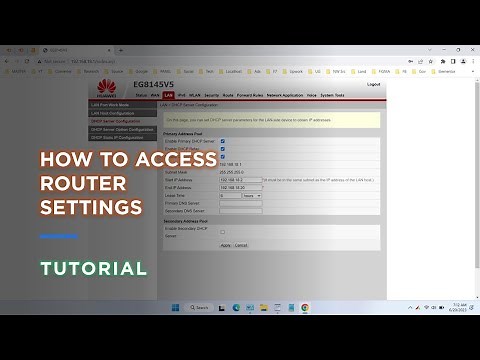 How to Access Router Settings