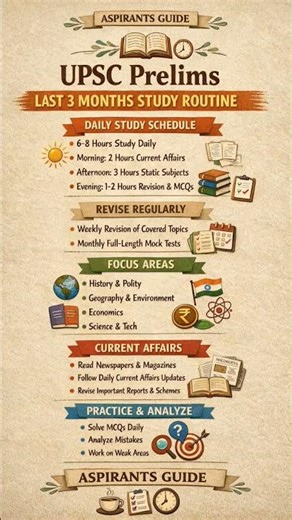 last 3 months upsc prelims #upsc #ias #gpsc #study