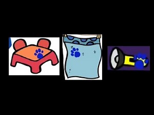 Blue's clues How to draw 3 clues from a scavenger hunt with blue coloring book