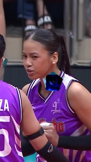 WELCOME TO UBE NATION, SLEYA 🔥🍫 Eya Laure scores her first point for the Choco Mucho Flying Titans after nearly two years away from the league, hitting off the block against the Akari Chargers in the opening set of the 2026 PVL All-Filipino Conference! #PVL2026 #TheHeartofVolleyball | One Sports