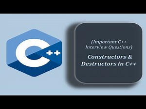 Constructors and Destructors in C++ | Technical Interview Questions C and C++
