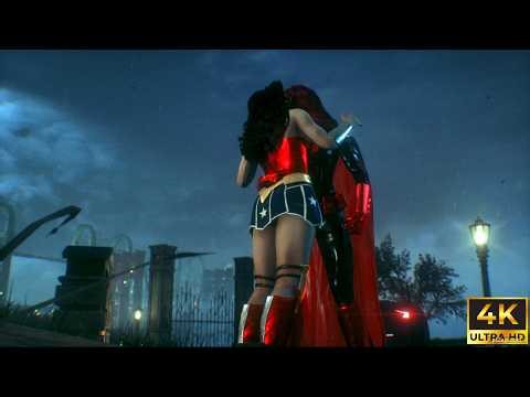 Batwoman And Wonder Woman VS Lex Luthor (4K) #gaming #batman #batmanarkhamknight #batwoman