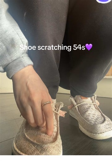 These are so tingly #scratchingasmr #shoeasmr #tinglyasmr #scratching #asmrsounds