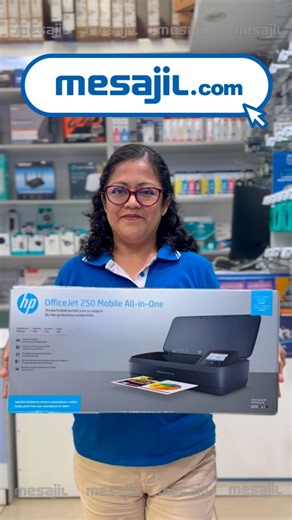 🖨️Imprime donde quieras con la portátil HP OfficeJet 250 Mobile All-in-One Printer de HP ✨