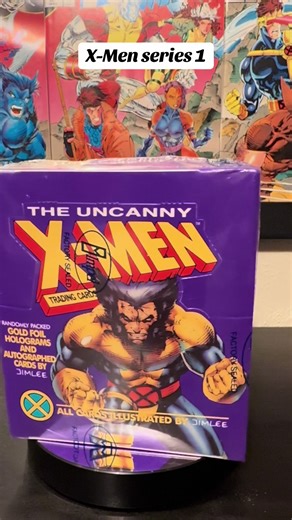 This is two sealed boxes of X-Men Series 1 trading cards. I have this set in a binder. Each box is different. One features Wolverine and the other features Magneto. #collection #cards #xmen #wolverine #comic @Big Mike’s Collectible’s