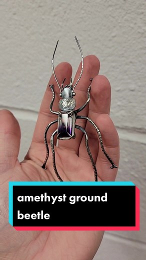 Creating an Amethyst Ground Beetle | Metalwork Process