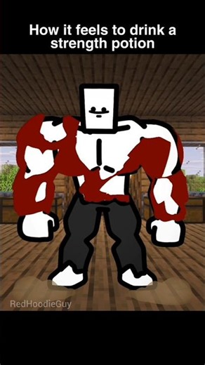 How it feels to drink a strength potion 💪😏