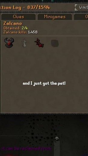 I got the Zalcano pet before the tool seed? | OSRS