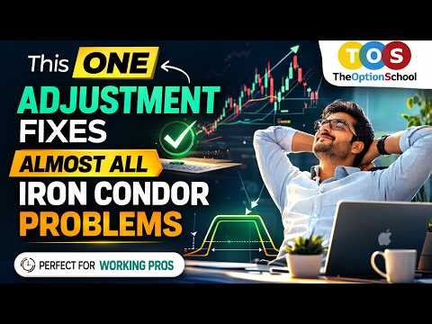 This ONE Adjustment Fixes Almost ALL Iron Condor Problems, Even For Working Professionals