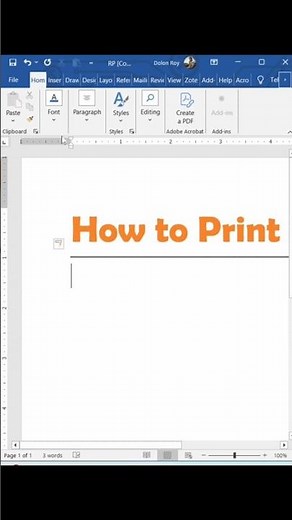 How to Print from computer/laptop? 😲 | Ctrl + P Shortcut Bangla Tutorial