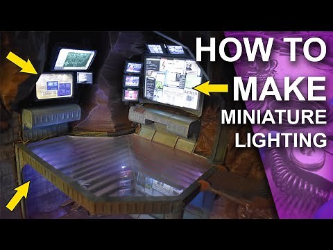MINIATURE WIRING: How to light your Diorama, everything you need to start!