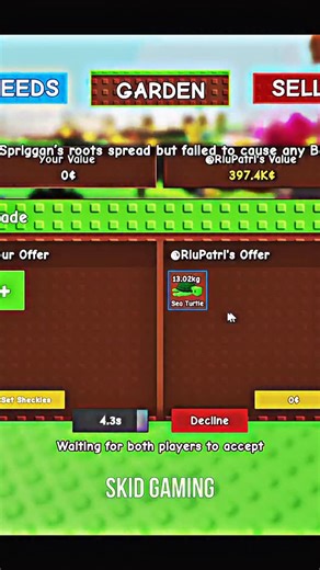 2.1K views · 1K reactions | I Traded for the Rarest Titanic Pet#skidgaming #roblox #growagarden #fyp #shorts #viral #robloxnepal | Skid Gaming | Facebook