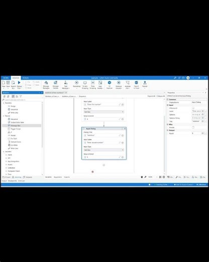 Addition of two numbers - UiPath Studio