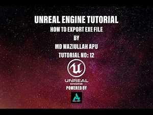 12 Unreal Engine 5 Tutorial How to export exe file for desktop | ‪@apuart786‬