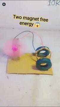 Powerful Magnet & Copper Coil Experiment | DIY Project #shortvideo #freeenergy