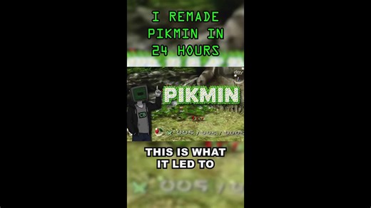I remade Pikmin in 24 hours - This is how it went
