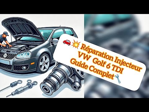Réparer un Injecteur Défaillant sur une VW Golf 6 TDI – Guide Complet & Simple 🔧🚗💥