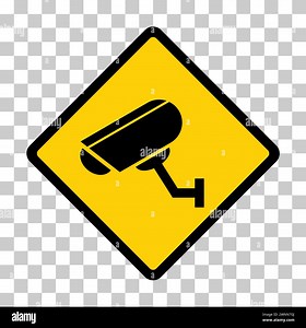 Closed circuit television camera icon, CCTV video protection alert, vector illustration Stock Vector Image & Art - Alamy