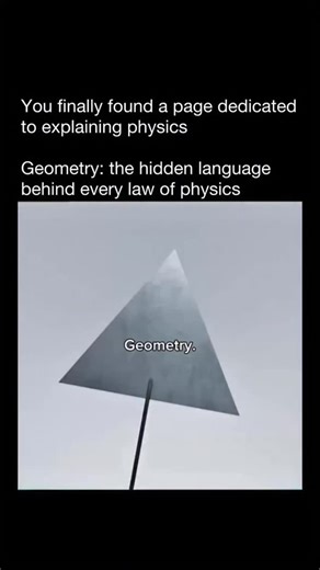 sciencephobia on Instagram: "Geometry isn’t just about shapes on a page — it’s the framework that helps us understand how the universe is built. In physics, geometry describes everything from the path a beam of light takes to the curvature of spacetime itself. Originating in ancient Egypt and Greece as a way to measure land, geometry grew into a powerful system of reasoning based on points, lines, angles, surfaces, and solids. Euclid’s classical geometry shaped math for centuries, but modern phy
