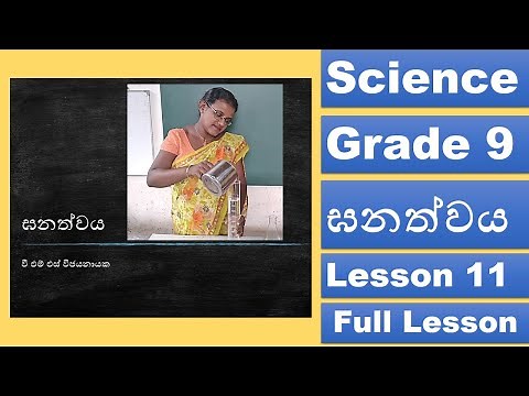 Grade 9 Science Lesson 11 | Density | Sinhala Medium