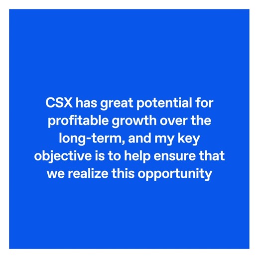 26 reactions | CSX President and CEO Joe Hinrichs salutes the CSX team on delivering another quarter of solid earnings growth and positioning CSX for profitable growth over the long-term. Review the CSX Q3 2022 performance information at csx.com/investors. | CSX | Facebook