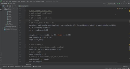 初试opencv视频拼接