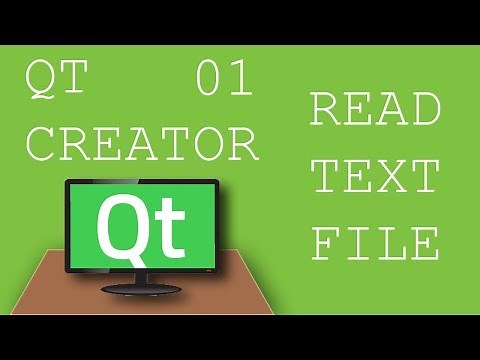 QT Creator 01 How to read text file using QFileDialog