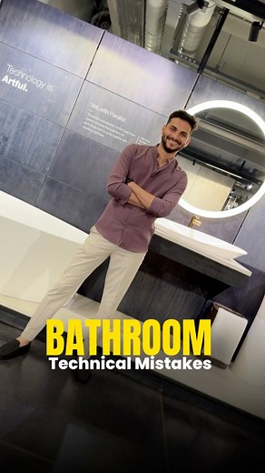 ✅ STOP! Are You Making These Common Bathroom Mistakes? 🚿🛠 ① Waterproofing is Key ▫️ Never skip waterproofing before installing tiles. ▫️ Prevents seepage and protects your beautiful walls. ② Say YES to Tile Adhesives ▫️ Tiles placed directly with cement? Big no-no! ▫️ Adhesive ensures tiles stay firm, eliminating hassle later. ③ Check Bathroom Drain Slopes ▫️ Avoid water pooling by correctly sloping towards the drain. ▫️ Proper slope = No messy bathrooms! ④ Circular Drains for the Win ▫️ Squar