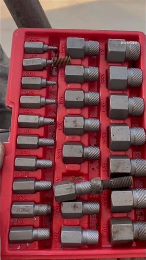 Hexagon Screw Extractor Set tool designed to remove damaged stripped screws bolts internal hex heads