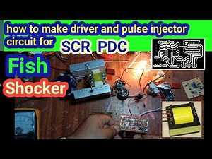 how to make PDC fish shocker with driver and pulse injector circuit
