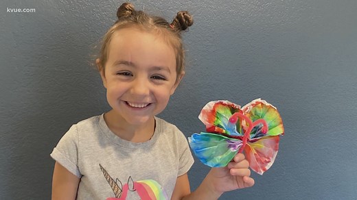 How to make coffee filter butterflies