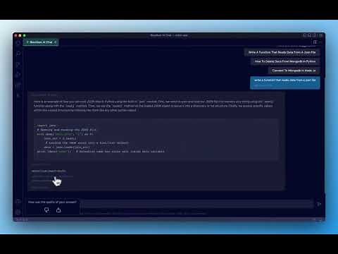 BLACKBOX AI CODE CHAT