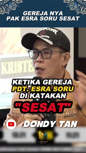 PAK ESRA SORU'S CHURCH IS HERETICAL #dondytan #debatislamkristen