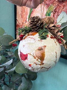 Handcrafted Cardinal Christmas Ornament - Etsy